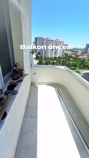 Uygulama öncesi mevcut alan